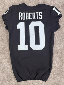 2018 Seth Roberts Oakland Raiders Game Used Worn NFL Football Jersey Photomatch