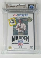 Load image into Gallery viewer, Madden &#39;94 NFL Football Sega Genesis Factory Sealed Video Game! Serial #2! 9.2 