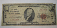 Load image into Gallery viewer, $10 1929 Wells River Vermont VT National Currency Bank Note Bill! Chart.  #1406