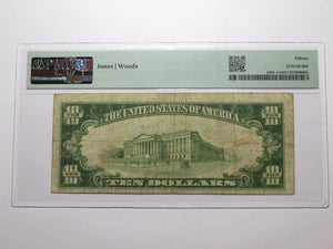 $10 1929 Woodland California CA National Currency Bank Note Bill Ch. #10878 F15