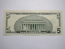 Load image into Gallery viewer, $5 1999 Gutter Fold Error Federal Reserve Bank Note Currency Bill Crisp UNC+++