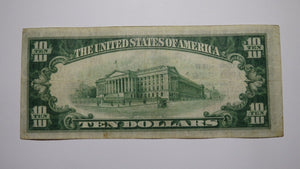 $10 1929 Lewisburg Pennsylvania PA National Currency Bank Note Bill Ch. #784 VF+