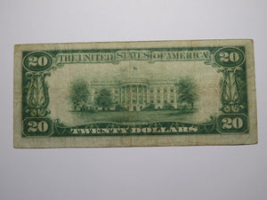 $20 1929 Milwaukee Wisconsin WI National Currency Bank Note Bill Ch. #64 FINE+