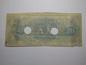 $20 1863 Richmond Virginia VA Confederate Currency Bank Note Bill RARE T58