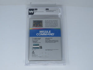 New Missile Command Sealed Atari 5200 Video Game Wata Graded 9.6 Seal 1982