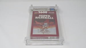 Brand New Super Baseball Atari 2600 Sealed Video Game Wata Graded 8.0 A+ Seal 