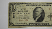 Load image into Gallery viewer, $10 1929 Middleburgh Pennsylvania PA National Currency Bank Note Bill Ch. #4156