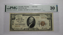 Load image into Gallery viewer, $10 1929 Arcadia Florida FL National Currency Bank Note Bill Ch. #8728 VF30 PMG