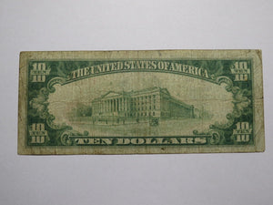 $10 1929 Rockford Illinois IL National Currency Bank Note Bill Ch. #11679 FINE