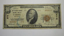 Load image into Gallery viewer, $10 1929 Carmel New York NY National Currency Bank Note Bill Ch. #976 FINE