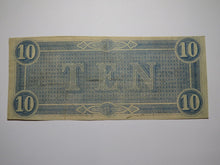 Load image into Gallery viewer, $10 1864 Richmond Virginia VA Confederate Currency Bank Note Bill RARE T68 VF+