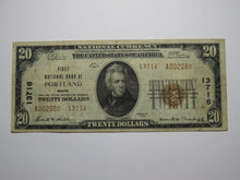 Load image into Gallery viewer, $20 1929 Portland Maine ME National Currency Bank Note Bill Charter #13716 FINE