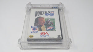 Madden '95 NFL Football Sega Genesis Factory Sealed Video Game Wata Graded 8.0