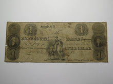 Load image into Gallery viewer, $1 1825 Freehold New Jersey Obsolete Currency Bank Note Bill Monmouth Bank