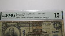 Load image into Gallery viewer, $10 1902 Downers Grove Illinois IL National Currency Bank Note Bill Ch. #9725