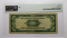 Load image into Gallery viewer, $500 1934 Federal Reserve Light Green Bank Note Bill Very Low Serial Number PMG