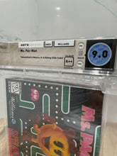 Load image into Gallery viewer, Ms. Pacman Super Nintendo Factory Sealed Video Game Wata 9.0 Graded A++ Seal!