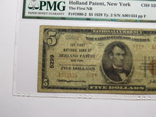 Load image into Gallery viewer, $5 1929 Holland Patent New York National Currency Bank Note Bill #5299 F15 PMG