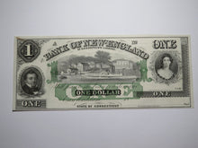 Load image into Gallery viewer, $1 18__ East Haddam Connecticut Obsolete Currency Bank Note Remainder Bill UNC++