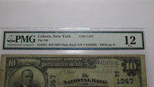 Load image into Gallery viewer, $10 1902 Cohoes New York NY National Currency Bank Note Bill #1347 PMG Fine