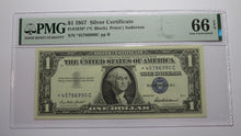 Load image into Gallery viewer, $1 1957 Silver Certificate Star Note Currency Bank Note Bill About UNC66 PMG