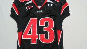 2008 Lei Talamaivao Utah Utes Game Used Worn Under Armour NCAA Football Jersey