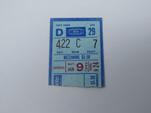 Load image into Gallery viewer, January 9, 1982 New York Rangers Vs. Chicago Blackhawks NHL Hockey Ticket Stub