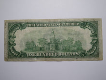 Load image into Gallery viewer, $100 1929 Richmond Virginia VA National Currency Note Federal Reserve Bank VF