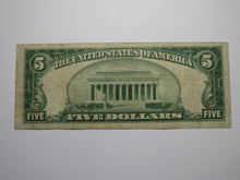 Load image into Gallery viewer, $5 1929 New York City NY National Currency Bank Note Bill Charter #13045 Seward