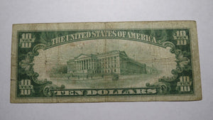 $10 1929 Georgetown Kentucky KY National Currency Bank Note Bill! Ch. #8579 RARE