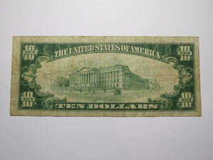 $10 1929 San Francisco California CA National Currency Bank Note Bill Ch. #9174