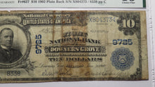 Load image into Gallery viewer, $10 1902 Downers Grove Illinois IL National Currency Bank Note Bill Ch. #9725