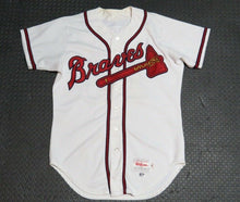 Load image into Gallery viewer, 1988 Tommy Gregg Atlanta Braves Game Used Worn MLB Baseball Jersey! Good Use!