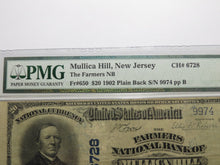 Load image into Gallery viewer, $20 1902 Mullica Hill New Jersey NJ National Currency Bank Note Bill #6728 VF25