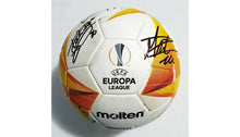 Load image into Gallery viewer, 2020-21 Match Used Napoli Sociedad UEFA Europa League Soccer Ball! Team Signed!