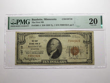 Load image into Gallery viewer, $10 1929 Baudette Minnesota MN National Currency Bank Note Bill Ch. #10710 VF20