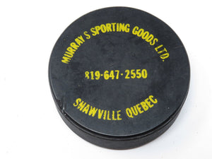 Vintage Pontiac National Midget Tournament Game Used Hockey Puck Quebec