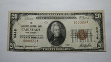 Load image into Gallery viewer, $20 1929 Carlstadt New Jersey NJ National Currency Bank Note Bill Ch. #5416 VF!