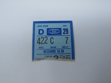 January 3, 1983 New York Rangers Vs. Detroit Red Wings NHL Hockey Ticket Stub