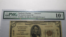 Load image into Gallery viewer, $5 1929 Sanford Florida FL National Currency Bank Note Bill Ch. #13157 VG10 PMG