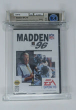 Load image into Gallery viewer, Madden &#39;96 NFL Football Sega Genesis Factory Sealed Video Game Wata Graded 9.4