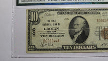 Load image into Gallery viewer, $10 1929 Groton New York NY National Currency Bank Note Bill Ch. #1083 VF25 PMG