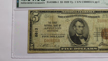 Load image into Gallery viewer, $5 1929 Appleton Minnesota MN National Currency Bank Note Bill Ch #8813 VF20 PMG