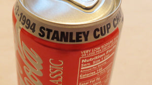 1993-94 Sealed New York Rangers NHL Stanley Cup Commemorative Coca-Cola Soda Can