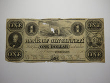 Load image into Gallery viewer, $1 18__ Cincinnati Ohio OH Obsolete Currency Note Bill Remainder Bank of Cincy