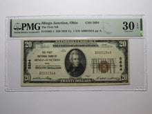 Load image into Gallery viewer, $20 1929 Mingo Junction Ohio OH National Currency Bank Note Bill Ch. #5694 VF30