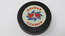 Load image into Gallery viewer, Halifax Citadels AHL Official Viceroy InGlasco Game Puck Defunct Hockey Team