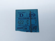 Load image into Gallery viewer, January 7, 1973 New York Rangers Vs Penguins NHL Hockey Ticket Stub Giacomin SO