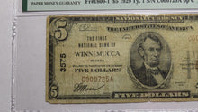 Load image into Gallery viewer, $5 1929 Winnemucca Nevada NV National Currency Bank Note Bill Ch. #3575 F12 PMG