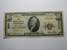 Load image into Gallery viewer, $10 1929 Avondale Pennsylvania PA National Currency Bank Note Bill Ch. #4560 VF